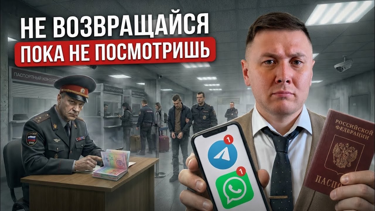Вернуться в Россию и НЕ СЕСТЬ? Что тебя ждёт, как пройти контроль без ПОСЛЕДСТВИЙ!